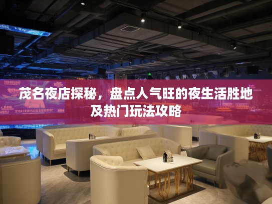 茂名夜店探秘，盘点人气旺的夜生活胜地及热门玩法攻略