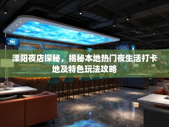 溧阳夜店探秘，揭秘本地热门夜生活打卡地及特色玩法攻略