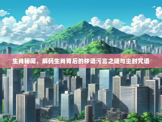 生肖秘闻,解码生肖背后的秽语污言之谜与尘封咒语 生肖秘闻,解码生肖背后的秽语污言之谜与尘封咒语