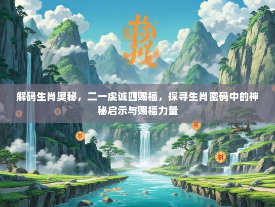 解码生肖奥秘，二一虔诚四赐福，探寻生肖密码中的神秘启示与赐福力量