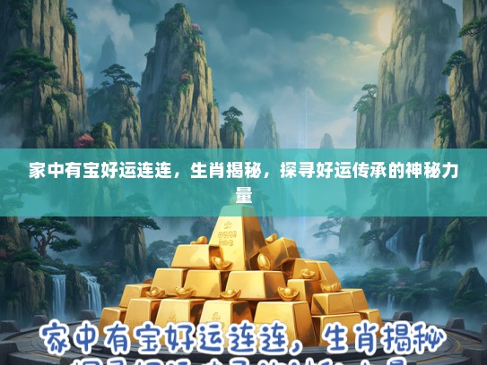 家中有宝好运连连，生肖揭秘，探寻好运传承的神秘力量