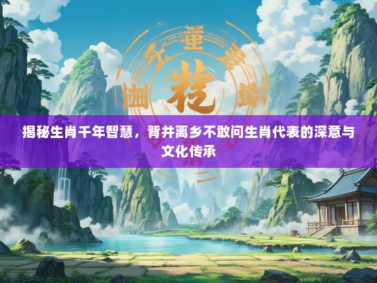 揭秘生肖千年智慧，背井离乡不敢问生肖代表的深意与文化传承