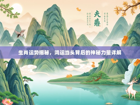 生肖运势揭秘，鸿运当头背后的神秘力量详解