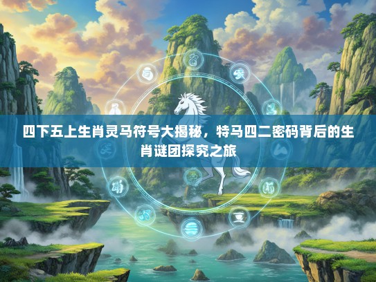 四下五上生肖灵马符号大揭秘,特马四二密码背后的生肖谜团探究之旅 四下五上生肖灵马符号大揭秘,特马四二密码背后的生肖谜团探究之旅