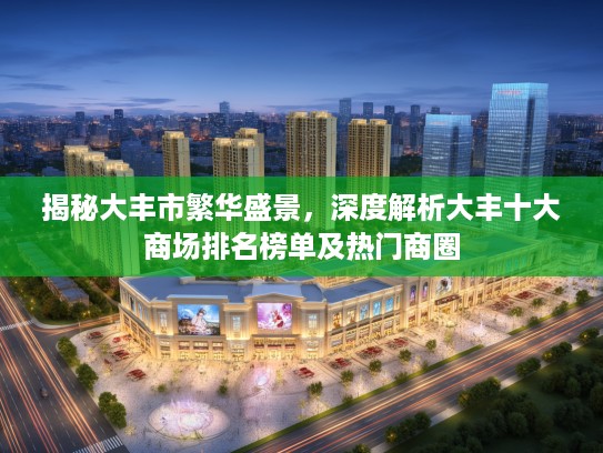 揭秘大丰市繁华盛景，深度解析大丰十大商场排名榜单及热门商圈