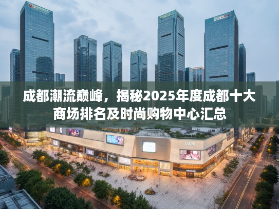 成都潮流巅峰,揭秘2025年度成都十大商场排名及时尚购物中心汇总 成都潮流巅峰,揭秘2025年度成都十大商场排名及时尚购物中心汇总