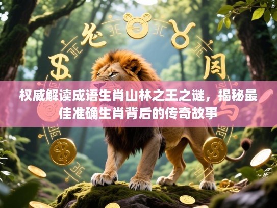 权威解读成语生肖山林之王之谜,揭秘最佳准确生肖背后的传奇故事 权威解读成语生肖山林之王之谜,揭秘最佳准确生肖背后的传奇故事