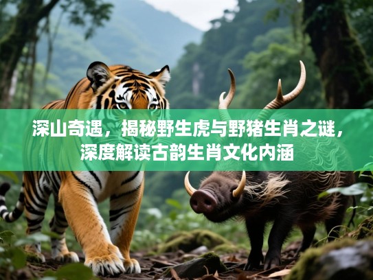 深山奇遇，揭秘野生虎与野猪生肖之谜，深度解读古韵生肖文化内涵