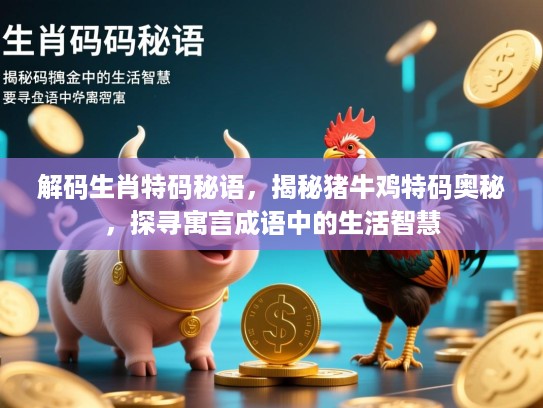 解码生肖特码秘语，揭秘猪牛鸡特码奥秘，探寻寓言成语中的生活智慧