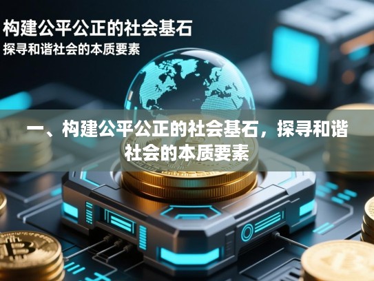 一、构建公平公正的社会基石，探寻和谐社会的本质要素