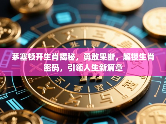 茅塞顿开生肖揭秘，勇敢果断，解锁生肖密码，引领人生新篇章