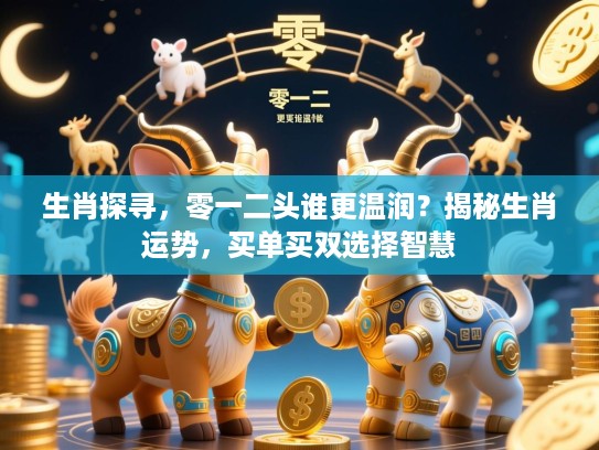 生肖探寻,零一二头谁更温润?揭秘生肖运势,买单买双选择智慧 生肖探寻,零一二头谁更温润?揭秘生肖运势,买单买双选择智慧