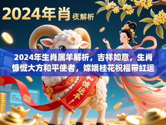 2024年生肖属羊解析,吉祥如意,生肖慷慨大方和平使者,嫦娥桂花祝福带红运! 2024年生肖属羊解析,吉祥如意,生肖慷慨大方和平使者,嫦娥桂花祝福带红运!