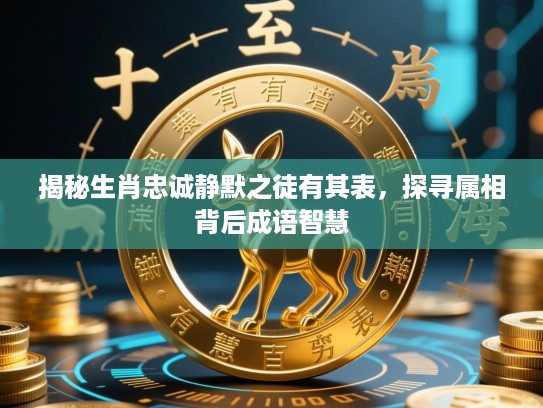 揭秘生肖忠诚静默之徒有其表,探寻属相背后成语智慧 揭秘生肖忠诚静默之徒有其表,探寻属相背后成语智慧