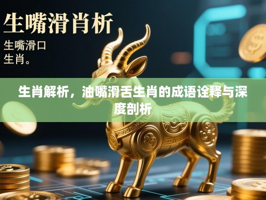 生肖解析,油嘴滑舌生肖的成语诠释与深度剖析 生肖解析,油嘴滑舌生肖的成语诠释与深度剖析