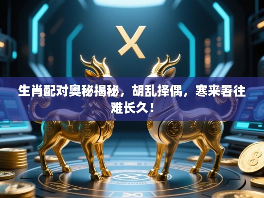 生肖配对奥秘揭秘,胡乱择偶,寒来暑往难长久! 生肖配对奥秘揭秘,胡乱择偶,寒来暑往难长久!