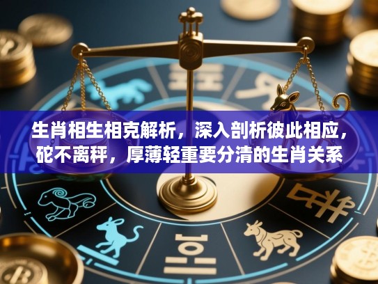 生肖相生相克解析，深入剖析彼此相应，砣不离秤，厚薄轻重要分清的生肖关系