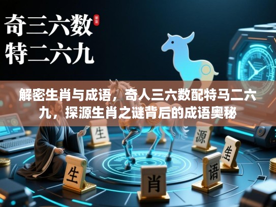 解密生肖与成语,奇人三六数配特马二六九,探源生肖之谜背后的成语奥秘 解密生肖与成语,奇人三六数配特马二六九,探源生肖之谜背后的成语奥秘