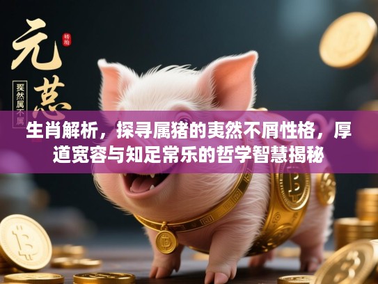 生肖解析,探寻属猪的夷然不屑性格,厚道宽容与知足常乐的哲学智慧揭秘 生肖解析,探寻属猪的夷然不屑性格,厚道宽容与知足常乐的哲学智慧揭秘