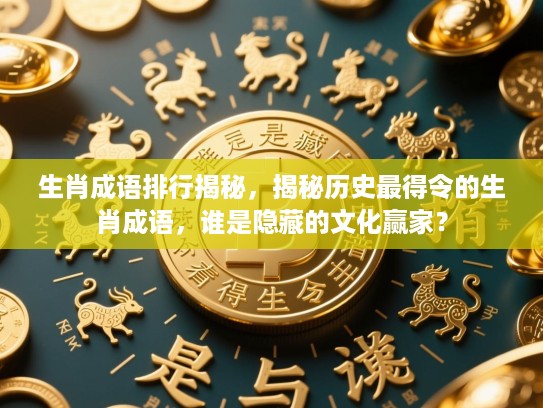 生肖成语排行揭秘,揭秘历史最得令的生肖成语,谁是隐藏的文化赢家? 生肖成语排行揭秘,揭秘历史最得令的生肖成语,谁是隐藏的文化赢家?