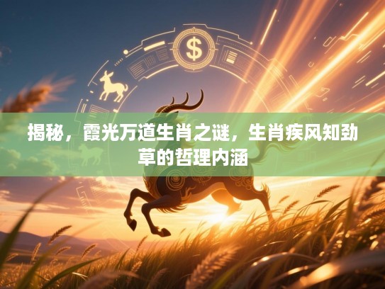 揭秘，霞光万道生肖之谜，生肖疾风知劲草的哲理内涵