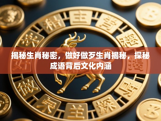 揭秘生肖秘密,做好做歹生肖揭秘,探秘成语背后文化内涵 揭秘生肖秘密,做好做歹生肖揭秘,探秘成语背后文化内涵