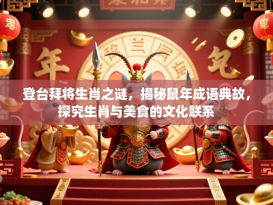 登台拜将生肖之谜，揭秘鼠年成语典故，探究生肖与美食的文化联系