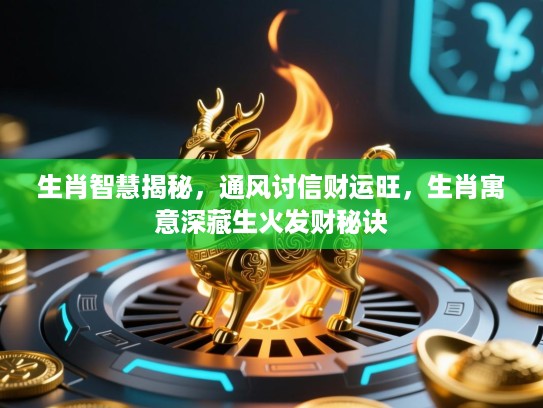 生肖智慧揭秘,通风讨信财运旺,生肖寓意深藏生火发财秘诀 生肖智慧揭秘,通风讨信财运旺,生肖寓意深藏生火发财秘诀