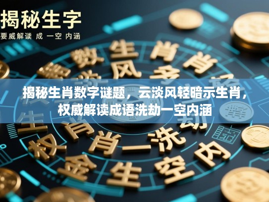 揭秘生肖数字谜题，云淡风轻暗示生肖，权威解读成语洗劫一空内涵