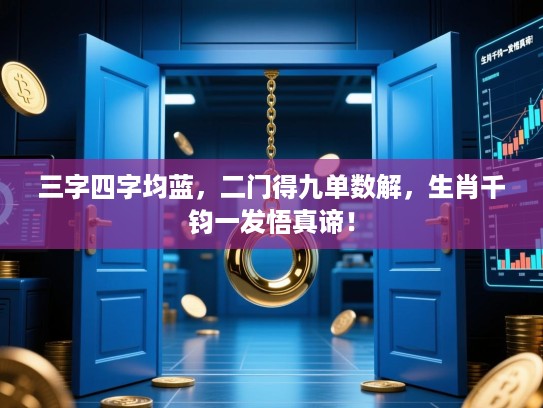 三字四字均蓝，二门得九单数解，生肖千钧一发悟真谛！
