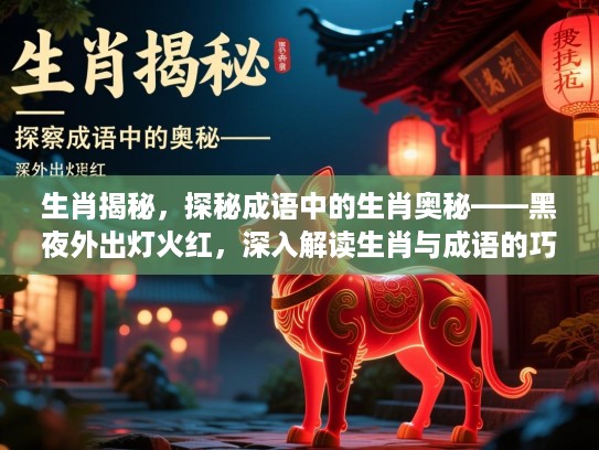 生肖揭秘，探秘成语中的生肖奥秘——黑夜外出灯火红，深入解读生肖与成语的巧妙联系