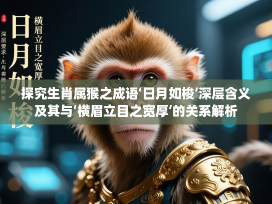 探究生肖属猴之成语‘日月如梭’深层含义及其与‘横眉立目之宽厚’的关系解析